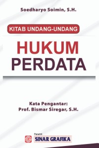 Image of Kitab Undang - Undang Hukum Perdata (KUH Per) / Soedharyo Soimin