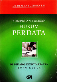 Image of Kumpulan Tulisan Hukum Perdata di Bidang Kenotariatan  / Herlien Boediono