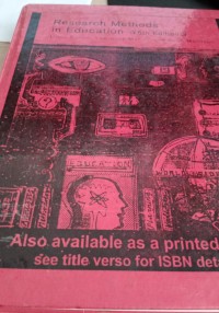 Image of Research Methods in Education (5 Edition) / Louis Cohen