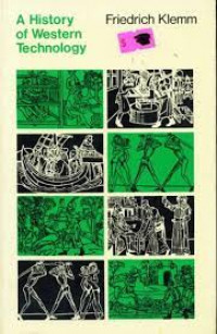 Image of A History Of Western Technology  /  Friedrich Klemm