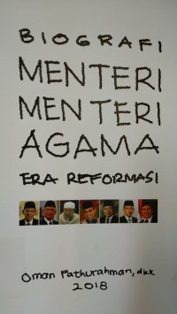 Image of Biografi menteri-menteri agama era reformasi / Nur Syam