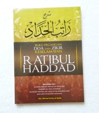 Image of Buku pegangan doa dan zikir keselamatan ratibul haddad / Ahmad Zacky el- Syafa