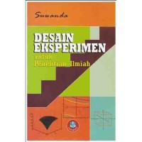 Image of Desain eksperimen untuk penelitian ilmiah / Suwanda