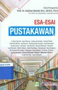 Image of Esai -Esai Pustakawan / A. Kharis Mas'udi