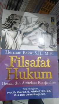 Image of Filsafat Hukum: Desain dan Arsitektur Kesejarahan