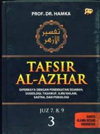 Image of Tafsir Al-Azhar [Jilid 3] : Juz 7, 8, 9 / Hamka