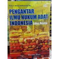 Image of Pengantar ilmu hukum adat Indonesia (Edisi Revisi) / Hilman Hadikusuma