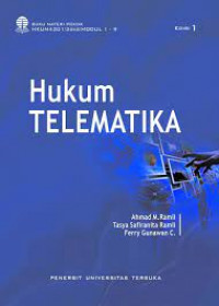 Image of Hukum Telematika / Ahmad M. Ramli