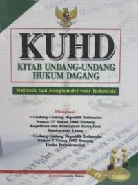 Image of KUHD: Kitab Undang-Undang Hukum Dagang / Muzaki (Editor)