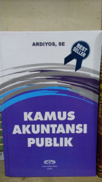 Image of Kamus Akuntansi Publik /Ardiyos