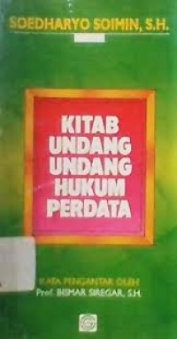 Image of Kitab Undang Undang Hukum Perdata / Soedharyo Soimin