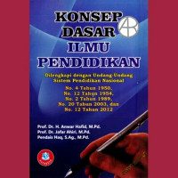 Image of Konsep Dasar Ilmu Pendidikan / Anwar Hafid