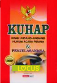 Image of KUHAP: Kitab Undang-undang Hukum Acara Pidana dan Penjelasannya Edisi Lengkap / Penerbit Permata Press