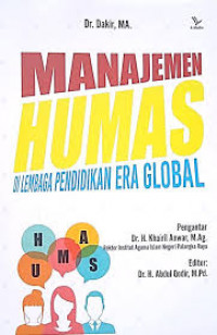 Image of Manajemen humas di lembaga pendidikan era global / Dakir