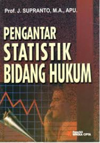 Image of Pengantar Statistik Bidang Hukum / J. Supranto