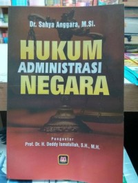 Image of Hukum administrasi negara / Sahya Anggara
