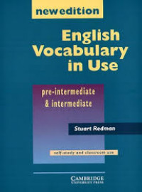 Image of English Vocabulary In Use : Pre-Intermediate and Intermediate / Stuart Redman