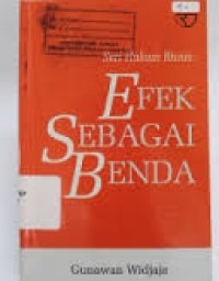 Image of Efek Sebagai Benda