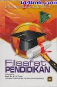 Image of Filsafat pendidikan / Anas Salahudin