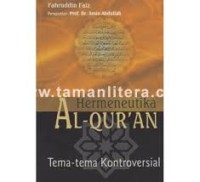 Image of Hermeneutika Al-Qur'an: Tema-tema Kontroversial / Fahruddin Faiz