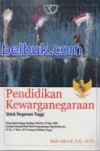 Image of Pendidikan Kewarganegaraan Untuk Perguruan Tinggi