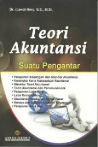 Image of Teori Akuntansi : Suatu Pengantar